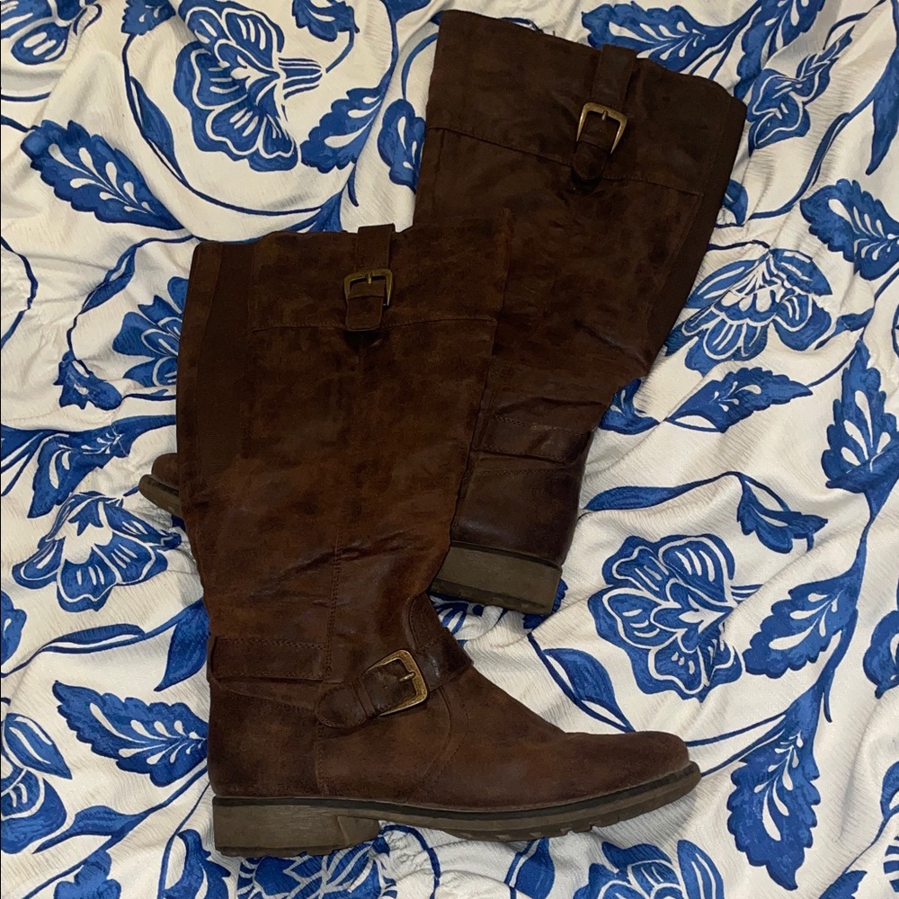 BareTraps Brown Heeled Boots - 9WC